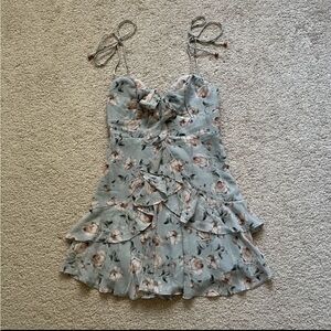 Hello Molly ruffle mini dress